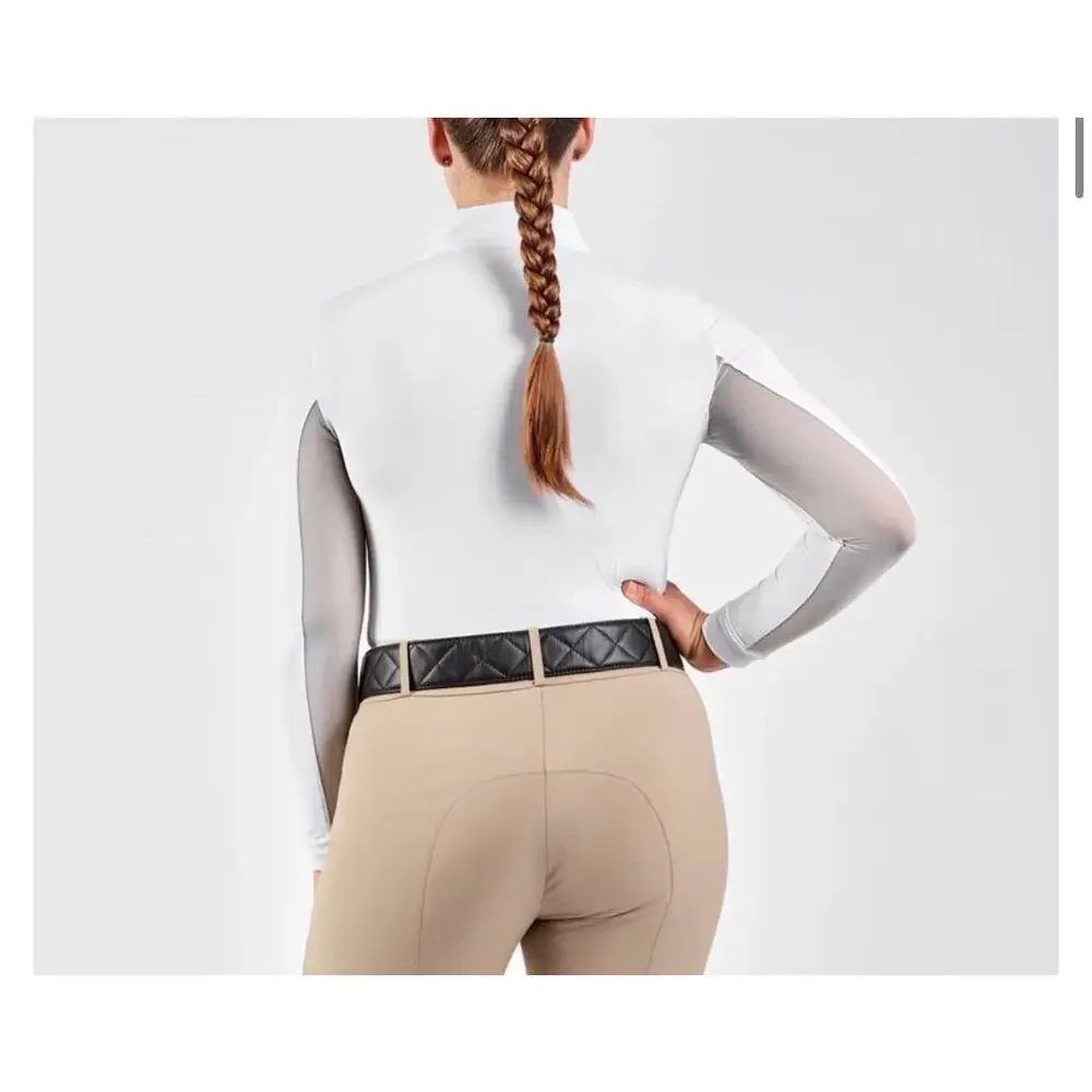 The Tailored Sportsman Pink Tailored Ladies Long Sleeve Icefil Sun Shirt S